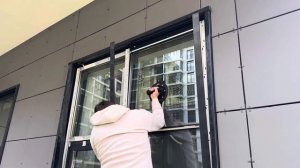 Замена стеклопакета на вентиляционную решетку своими руками ✊🔥