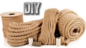 🔊ОБЯЗАТЕЛЬНО ПОСМОТРИТЕ! ♻️КРАСОТА ИЗ ДЖУТА, ВЕРЕВКИ, ШНУРА, КАНАТА. 👍 Jute craft ideas easy