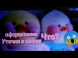 оформление уточки в школу? 😱😱😱 #lalafanfan