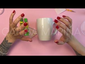Инкрустация чашки стразами ЧАСТЬ 3 💎 Клей для страз. Каким клеем клеить стразы 💎 Кариба Марина