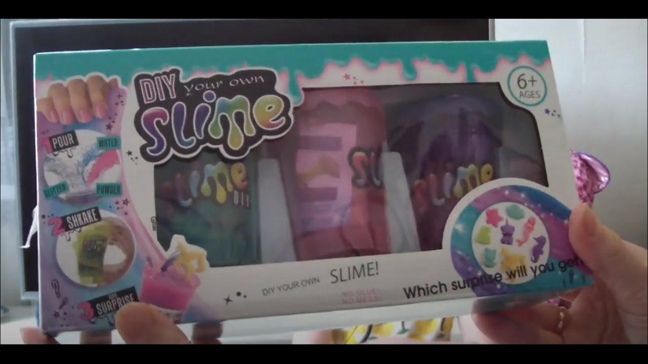 ЖВАЧКА ДЛЯ РУК НАБОР СДЕЛАЙ САМ. Slime Diy - Сделай сам. Жвачка для рук смотреть онлайн