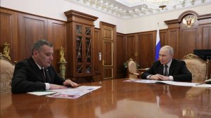 Владимир Путин встреча с губернатором Курской области Александром Хинштейном, Кремль, 30 июня 2026