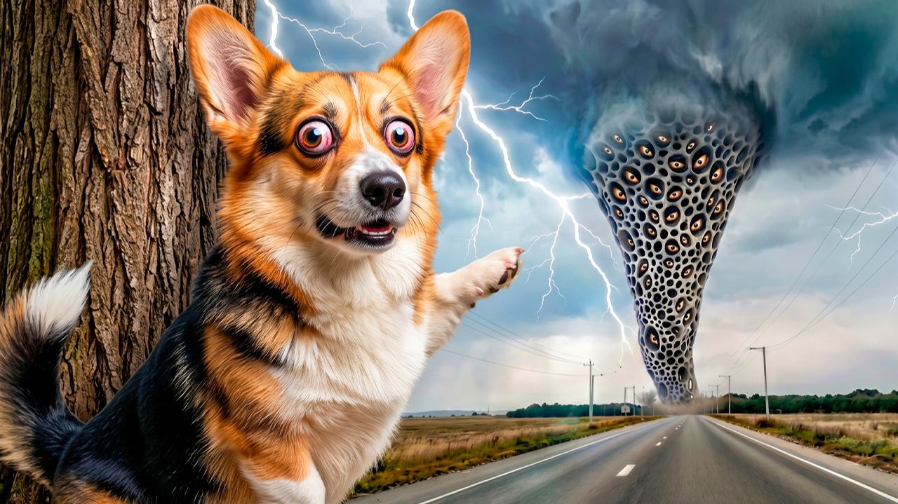 ТОРНАДО ТРИПОФОБИЯ! ТИКАЕМ!! Корги Кекс Говорящая собака смотреть онлайн