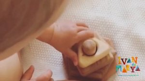 Деревянная пирамидка Эрудит для детей до года