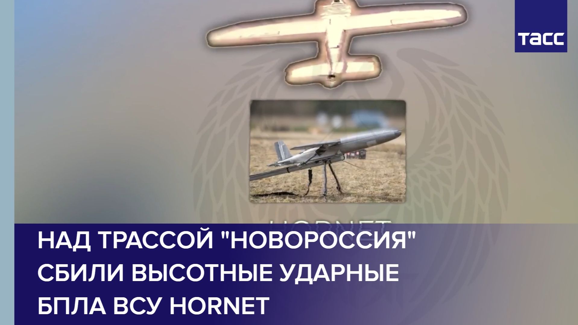 Над трассой "Новороссия" сбили высотные ударные БПЛА ВСУ Hornet смотреть онлайн