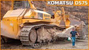 KOMATSU D575A: Король строительных и горнодобывающих площадок