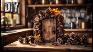 🍁ОСЕННИЕ ПОДЕЛКИ. Поделки из природного материала. Осенняя композиция. Мастер класс. Осенний декор.
