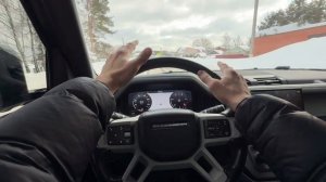 Тест Драйв Land Rover Defender 2022г, 90.000км, 3.0d, цена 9.000.000 рублей.
