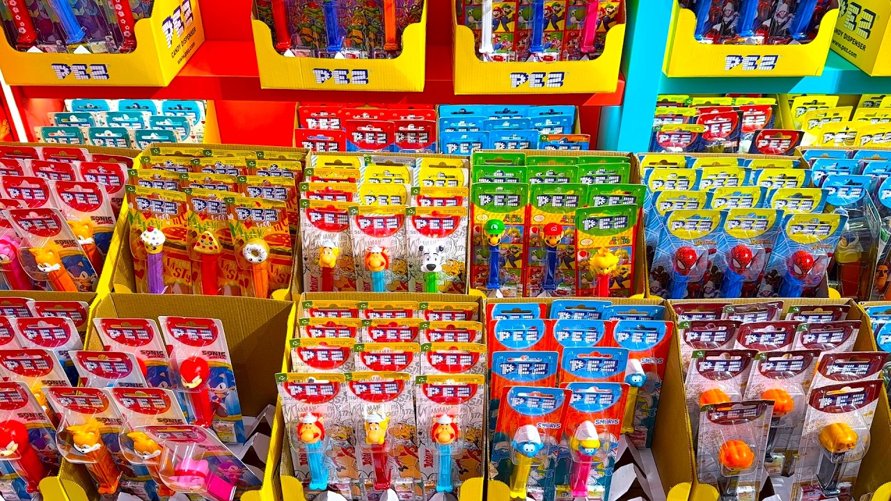 Конфеты и Сладости Магазин PEZ 😍 Мега Шоппинг!Minecraft, Mario,Disney,Stich.Shopping a lot of candy смотреть онлайн