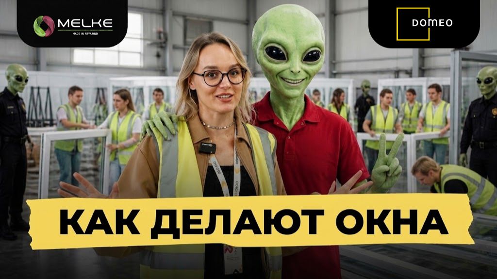 Как создают окна? Экскурсия на завод Melke, смотрим производство изнутри смотреть онлайн