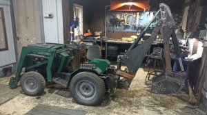 #Строю навесной #экскаватор на #самодельный #минитрактор #excavator #diy