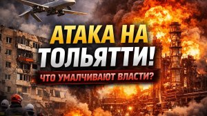 🔥 УДАР ПО ТОЛЬЯТТИ: дроны атаковали химзаводы и жилой дом — что СКРЫВАЮТ власти?