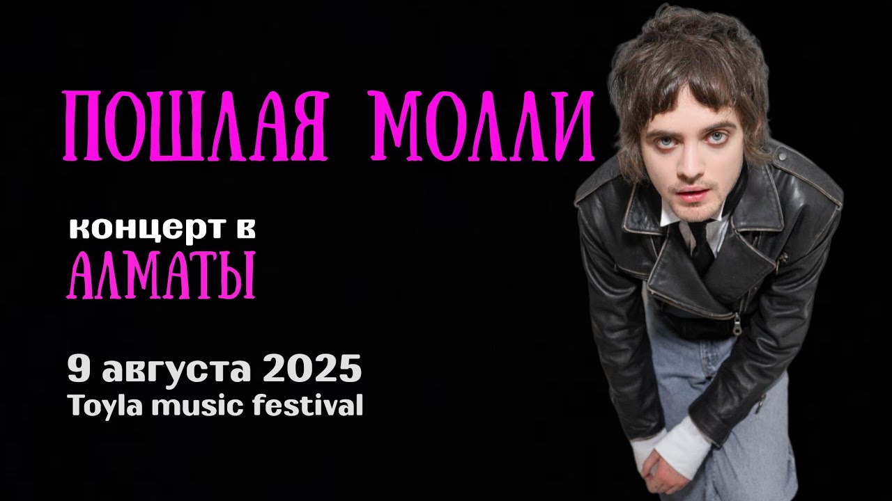 ПОШЛАЯ МОЛЛИ /концерт в АЛМАТЫ / 9 августа 2025 /Toyla Music Festival