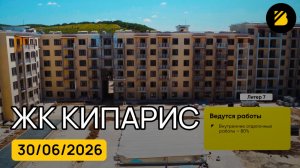 ЖК Кипарис ⟫⟫ жилой комплекс в Анапе, Сукко ⟫⟫ готовность новостройки на 30 июня 2026 🔶 BRAVO