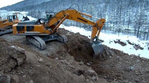 Экскаватор liebherr 974. Excavator liebherr 974.