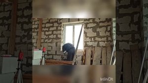 Установка пластикового окна.