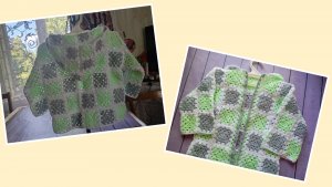 Готовая работа июня. Детский кардиган