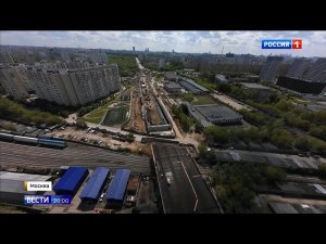 Строительство путепровода через железнодорожные пути в Бибирево планируют завершить этой осенью