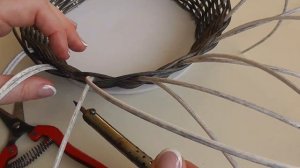 Конфетница из прутка. Мастер-класс