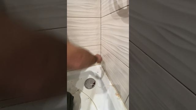 Герметизация душевого поддона , замена герметика удаление грибка , плесени своими руками смотреть онлайн