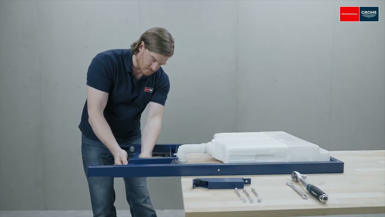 Как установить поддерживающий комплект для GROHE Rapid SL и зачем он нужен смотреть онлайн