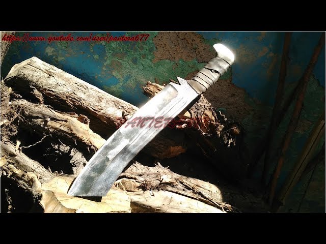¿Cómo hacer un machete de supervivencia muy filoso? Rústico y 100% funcional смотреть онлайн