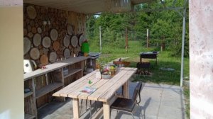Беседка на даче своими руками, не как у всех и при минимум вложений