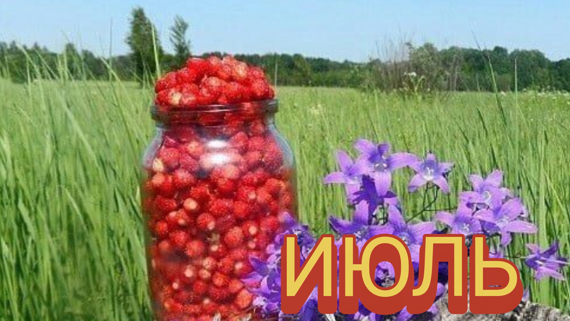Июль пришел -время для приключений. Шикарная музыкальная открытка.
