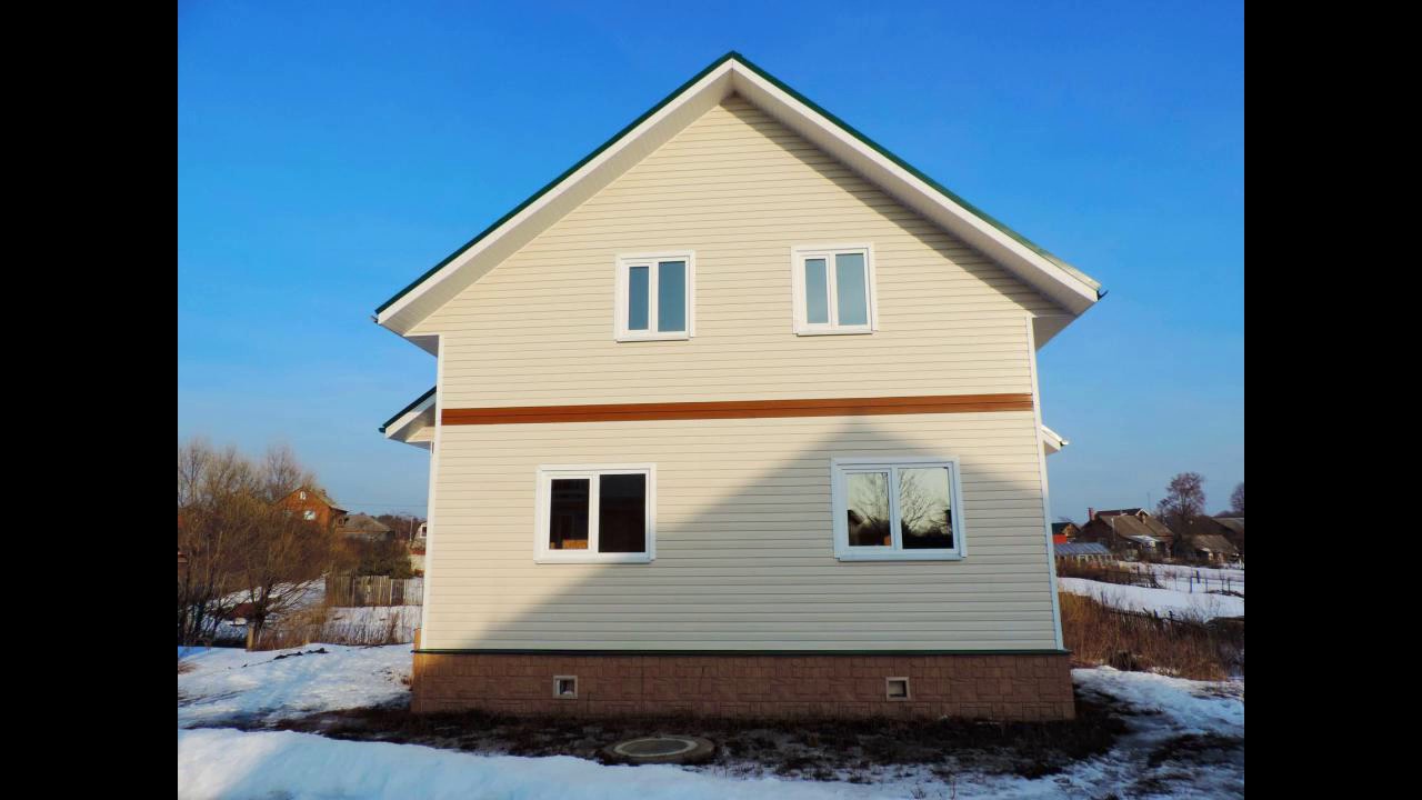 Новый дом, 145 кв.м, д. Калиново смотреть онлайн