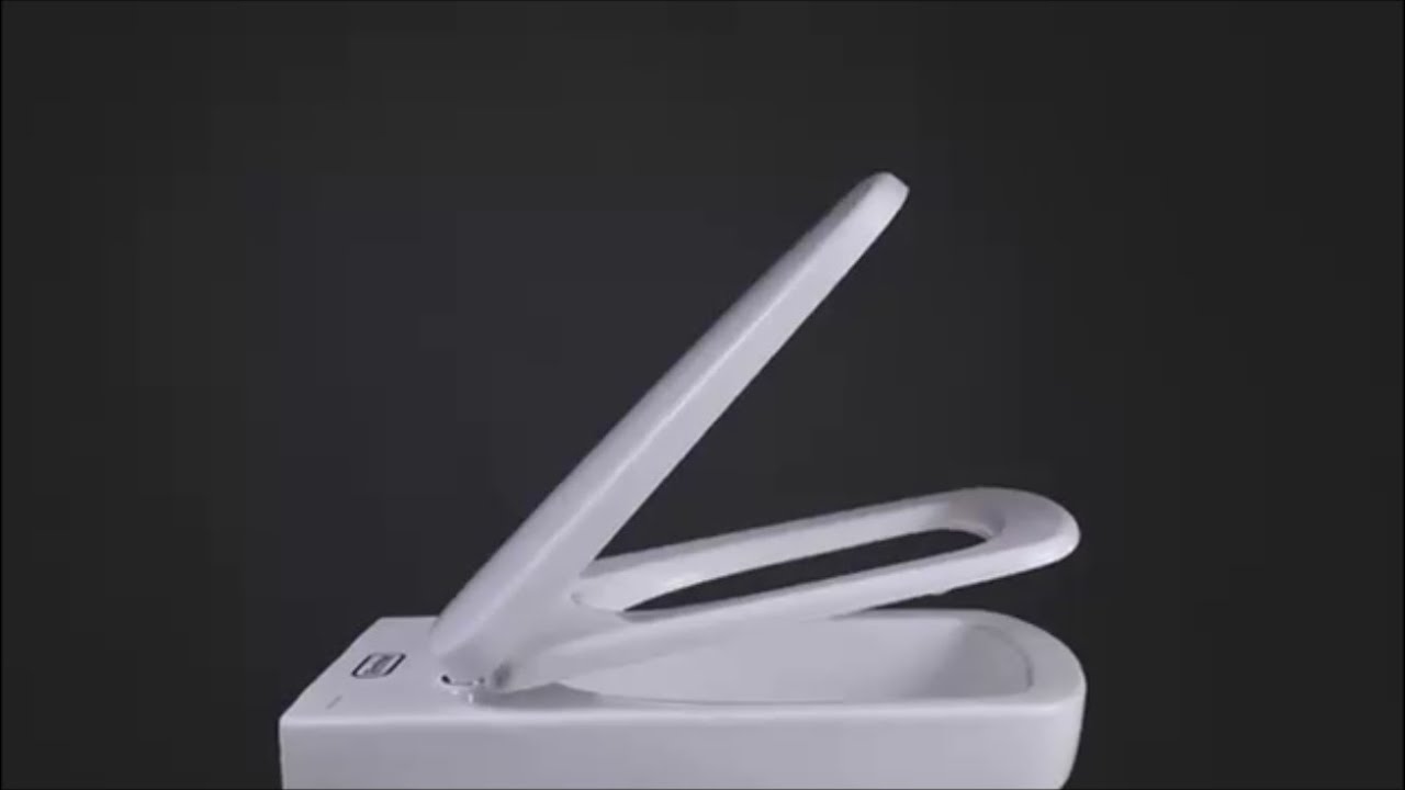 Распаковка и краткий обзор сиденья для унитаза Geberit Selnova Square 500.336.01.1 смотреть онлайн