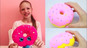 КАК СДЕЛАТЬ СКВИШИ СВОИМИ РУКАМИ! DIY ПОНЧИК АНТИСТРЕСС!