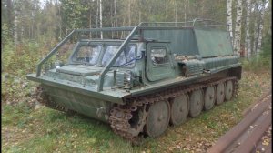 Нашли в лесу ГАЗ-71 — советский гусеничный транспортёр!