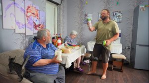 Пенсионеры купили продукты и мясо для будущего шашлыка ОБЗОР И РАСПАКОВКА ПРОДУКТОВ