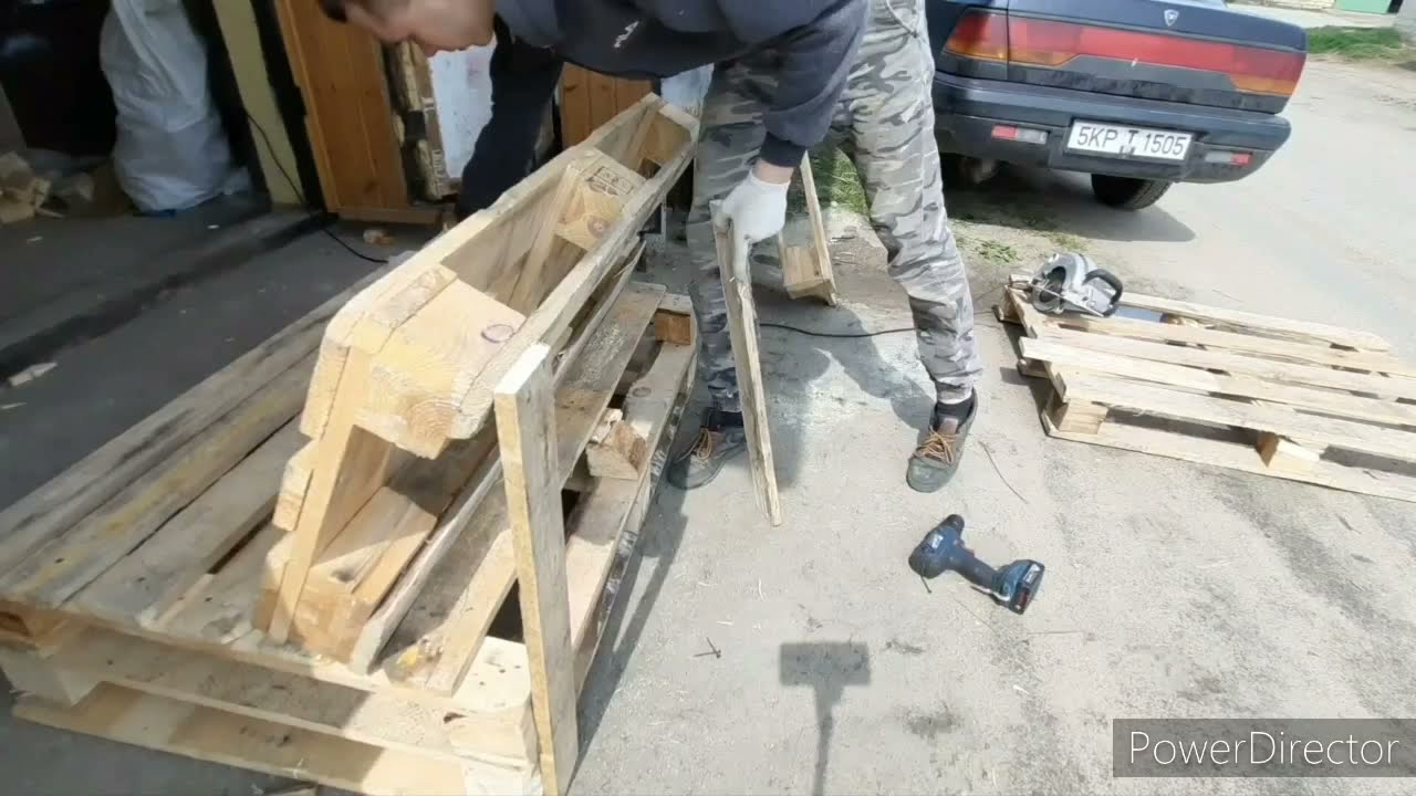 Диван из поддонов / paddon divan смотреть онлайн