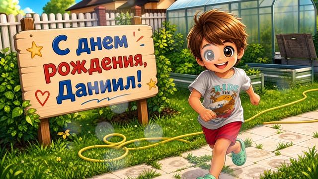 🎉🎂 Сегодня особенный день — Даниилу исполнилось 5 лет! 🎂🎉