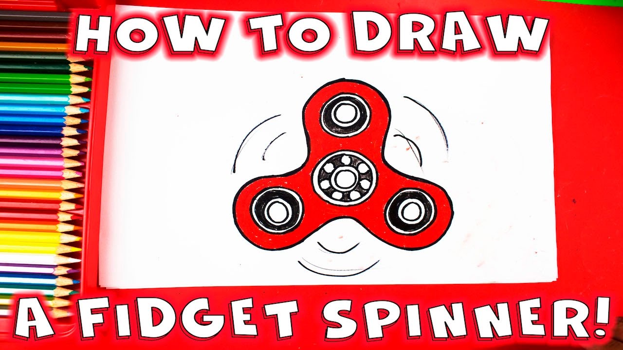 How to Draw a Fidget Spinner Step by Step смотреть онлайн