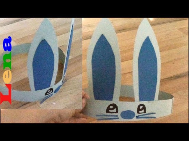 HasenOhren Maske Basteln 🐰  Bunny Mask Craft DIY 🐰 как сделать маску зайца из бумаги