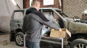 Сколько надо лакокрасочных материалов на покраску авто.
