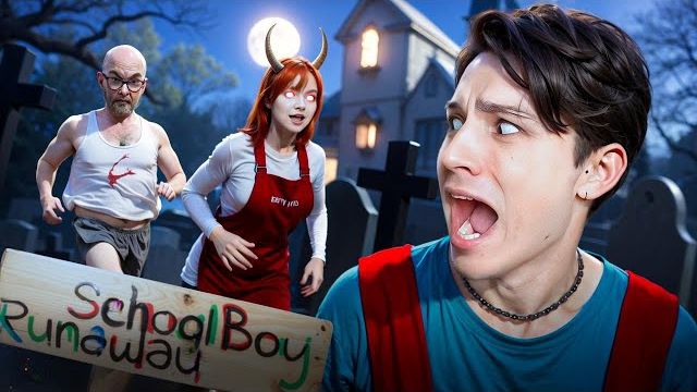 СБЕЖАЛ ОТ ПРОКЛЯТЫХ РОДИТЕЛЕЙ!😱 САМАЯ СТРЕМНАЯ ВЕРСИЯ SCHOOLBOY RUNAWAY!😭 смотреть онлайн