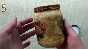 Легкий декор стеклянной баночки СВОИМИ РУКАМИ | Поделки из банок своими руками