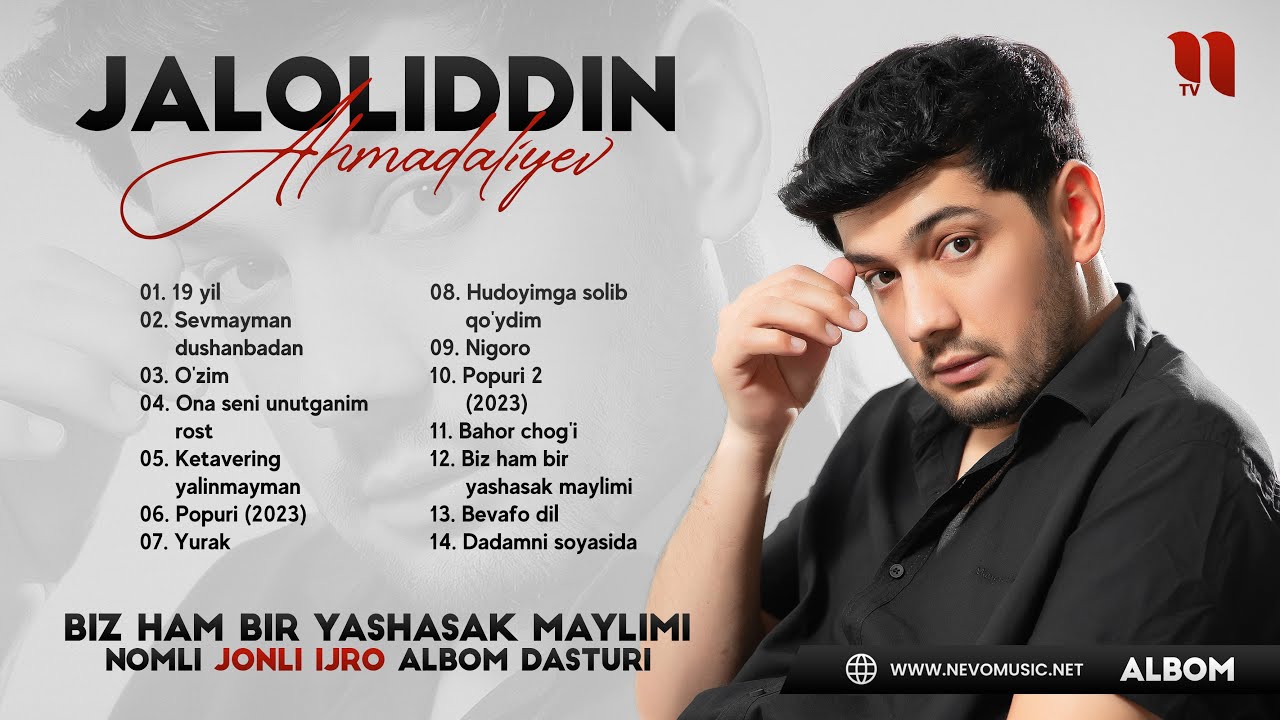 Jaloliddin Ahmadaliyev - Biz ham bir yashasak maylimi nomli jonli ijro albom dasturi смотреть онлайн
