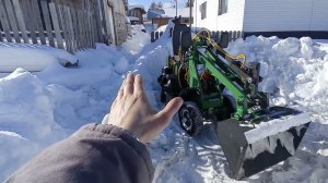 Не большая уборка снега