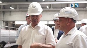 Вениамин Кондратьев посетил завод «Югтрубпласт» в Динском районе