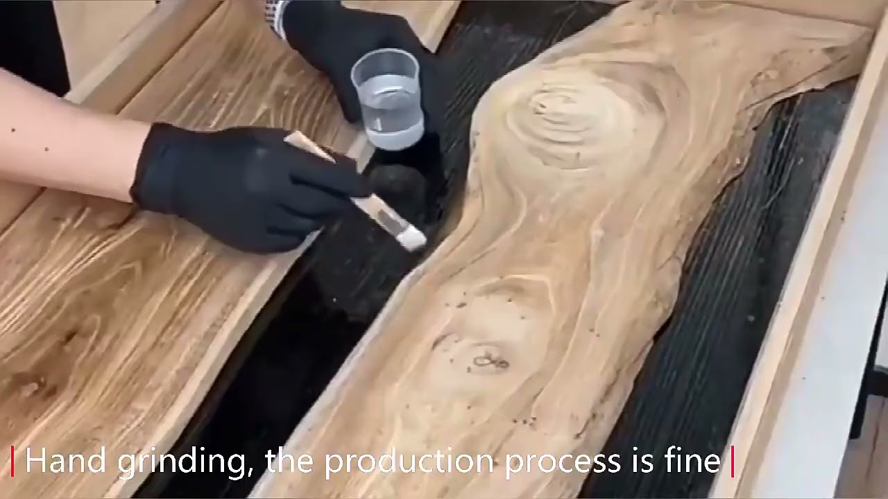 эпоксидный стол с подсветкой — живой край, 3D дизайн и сенсор! #столрека #умнаямебель смотреть онлайн