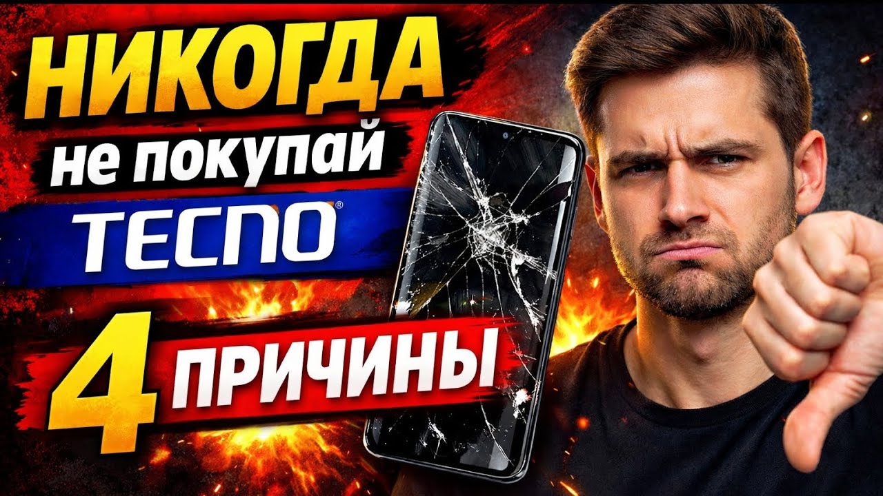 НЕ ПОКУПАЙ Tecno — 4 минуса Текно, о которых молчат продавцы