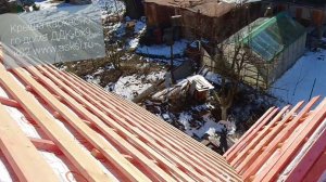 Крыша каркасного дома