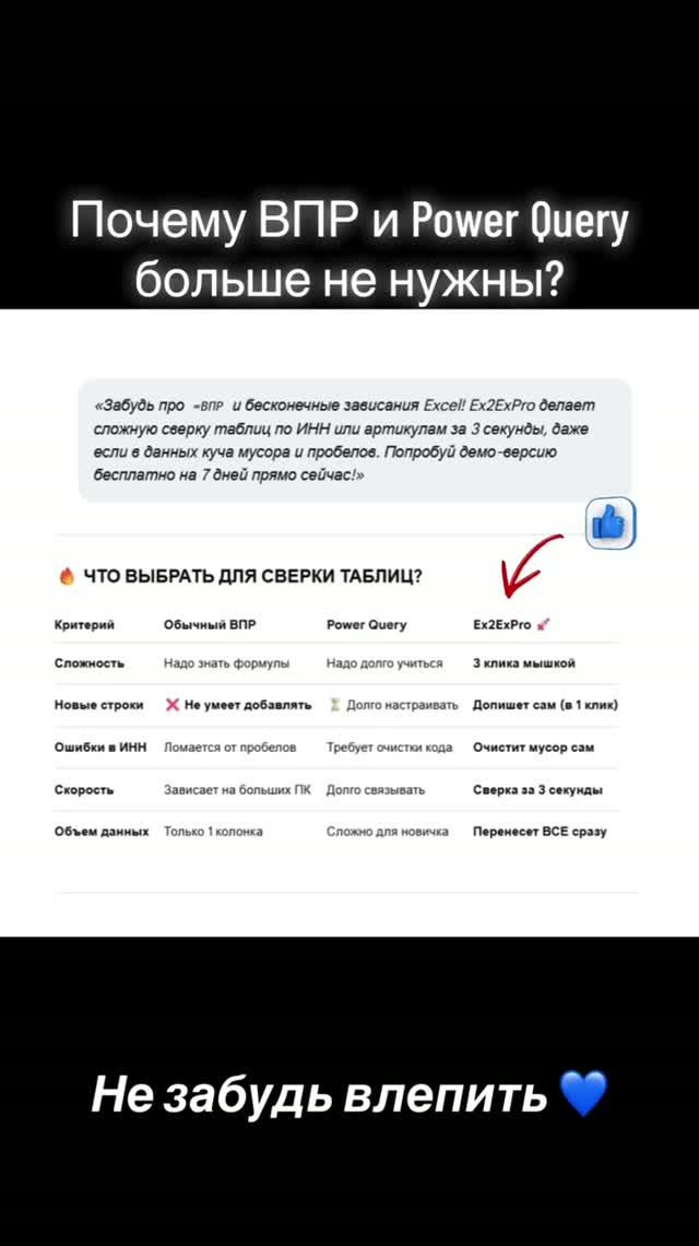 Почему ВПР и Power Query больше не нужны?