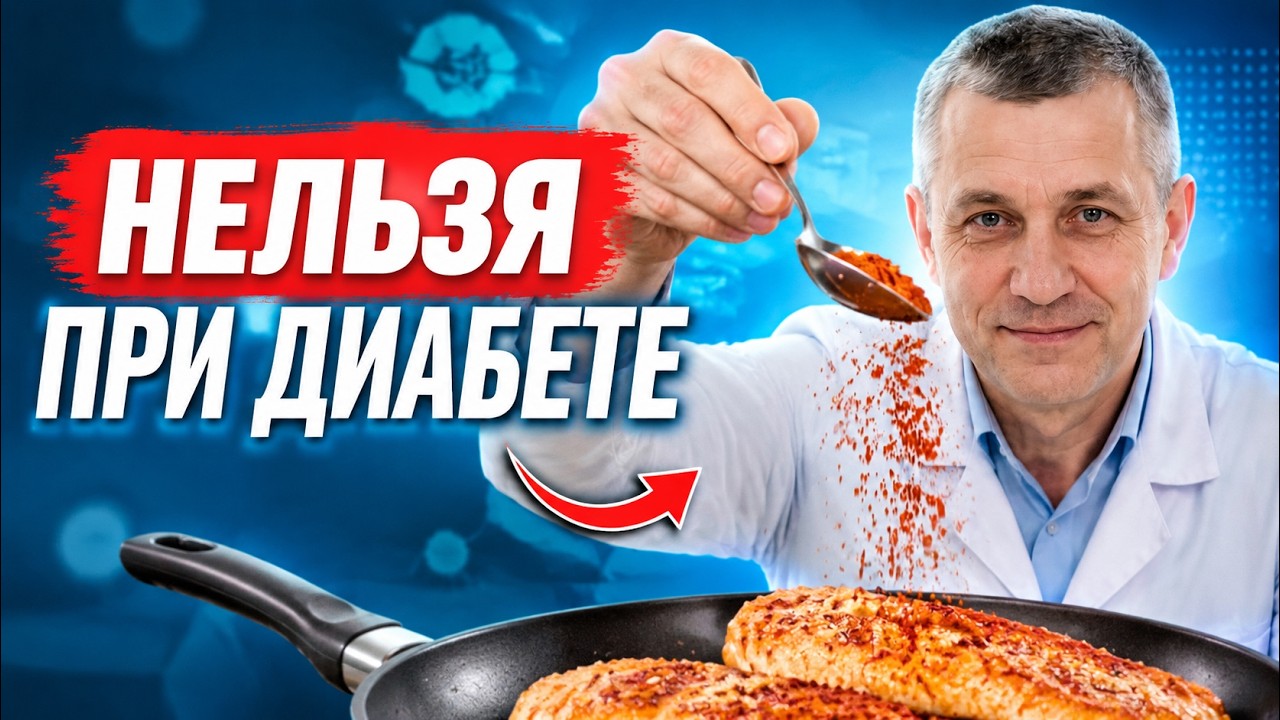 Эти ПРИПРАВЫ ОПАСНЫ ПРИ ДИАБЕТЕ! Ошибка 90% диабетиков