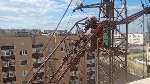 КБ-403, КБ-408.21 башенные краны в работе и монтаже.