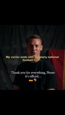 Manuel Neuer has officially retired from International football 🇩🇪💔🏃♂️